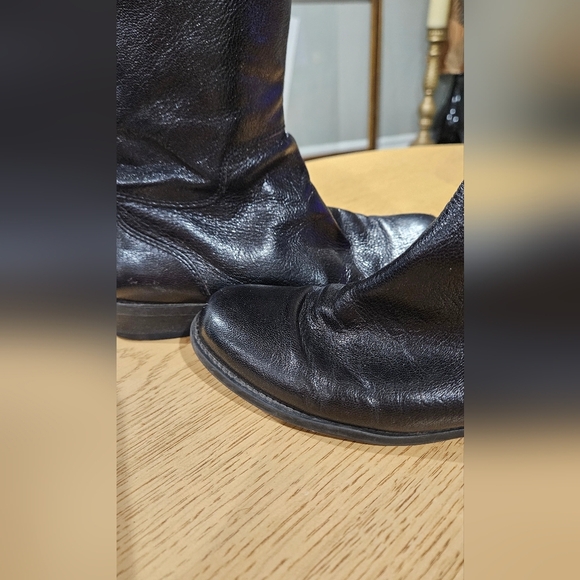 NINE WEST Vintage America Collection Leather Knee High Riding Boots.Black.Sz 8 - Picture 8 of 15